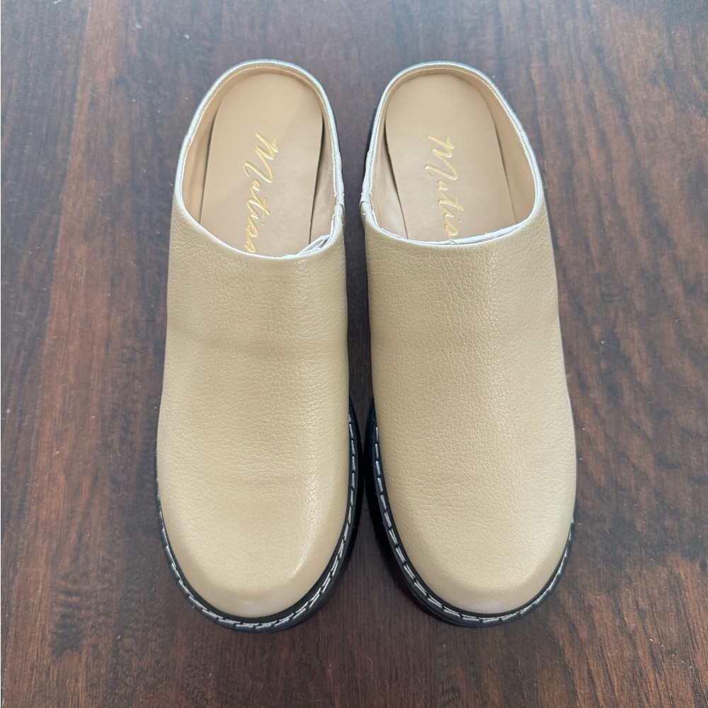 Matisse Tan Leather Mules